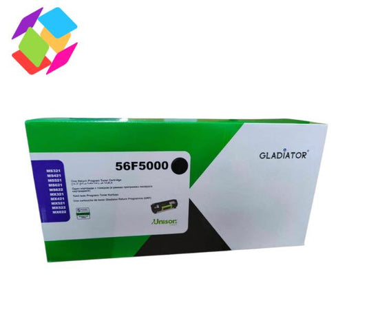 Toner Gladiator compatible Lexmark MS/MX321, 421, 521, 622, MX522, MS621 (56F5000) Noir